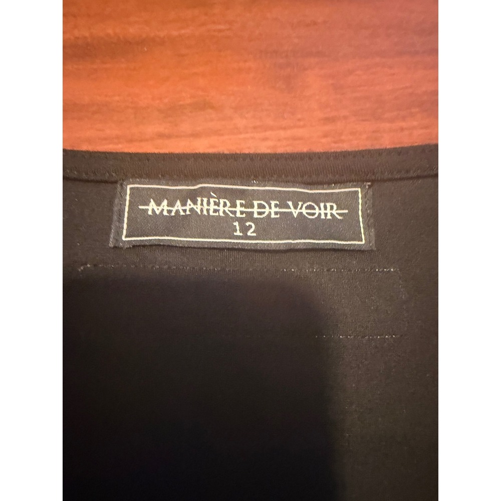 Maniere De Voir Womens Colorblock Zip Front Long Sleeve Jumpsuit Black Grey 12 - Picture 7 of 11